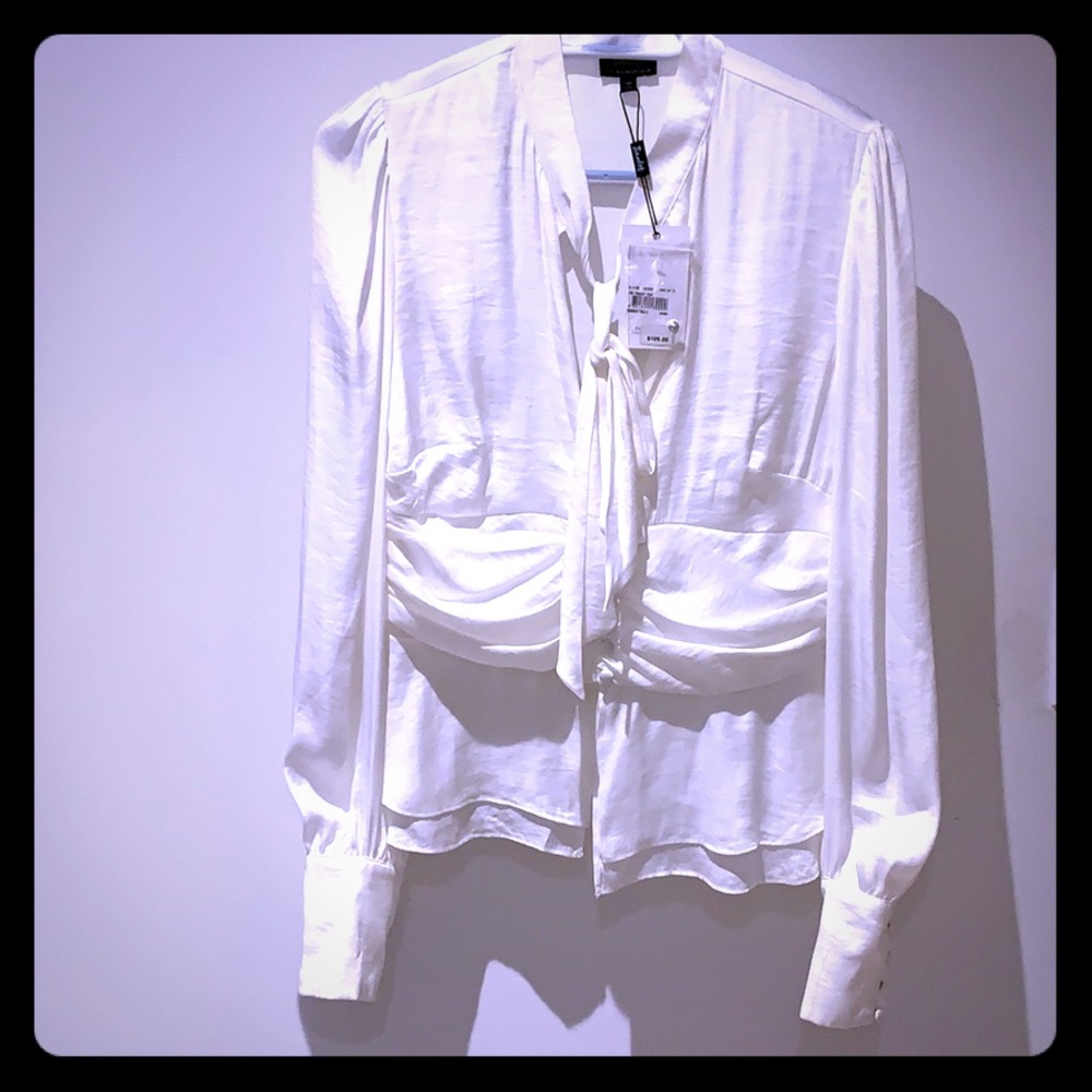Bardot silk top